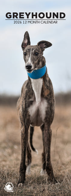 CalendarsRUs Greyhound Slimline Kalender 2026
