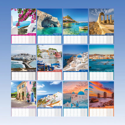 CalendarsRUs Griekse Eilanden A3 kalender 2027