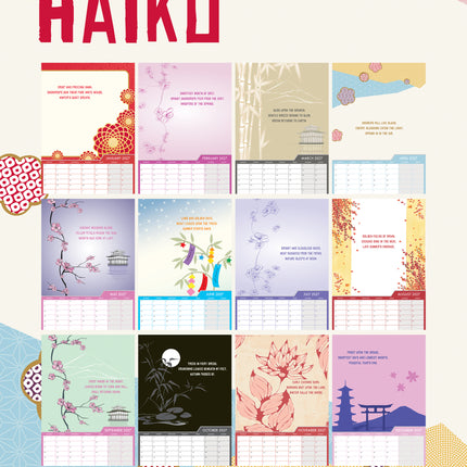 CalendarsRUs Haiku A3 Kalender 2027