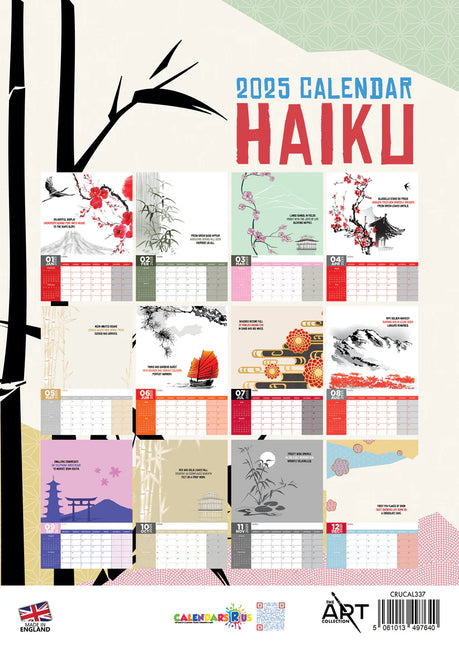 CalendarsRUs Haiku Kalender 2025