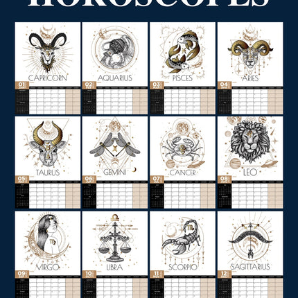 CalendarsRUs Horoscoop Kalender 2025