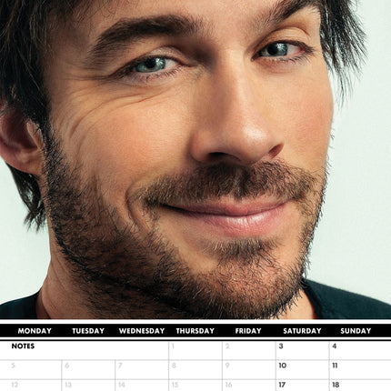 CalendarsRUs Ian Somerhalder A3 Kalender 2026