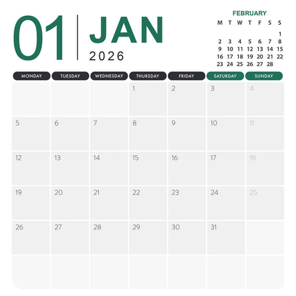 CalendarsRUs Ierse Setter Kalender 2026