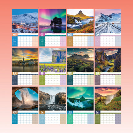 CalendarsRUs IJsland A3 Kalender 2026
