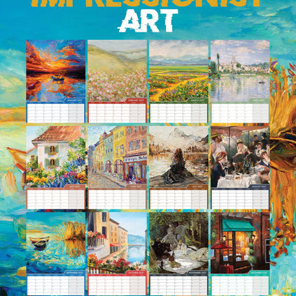 CalendarsRUs Impressionist A3 Kalender 2027