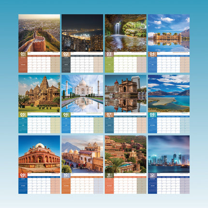 CalendarsRUs India A3 kalender 2026