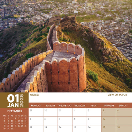 CalendarsRUs India A3 kalender 2026
