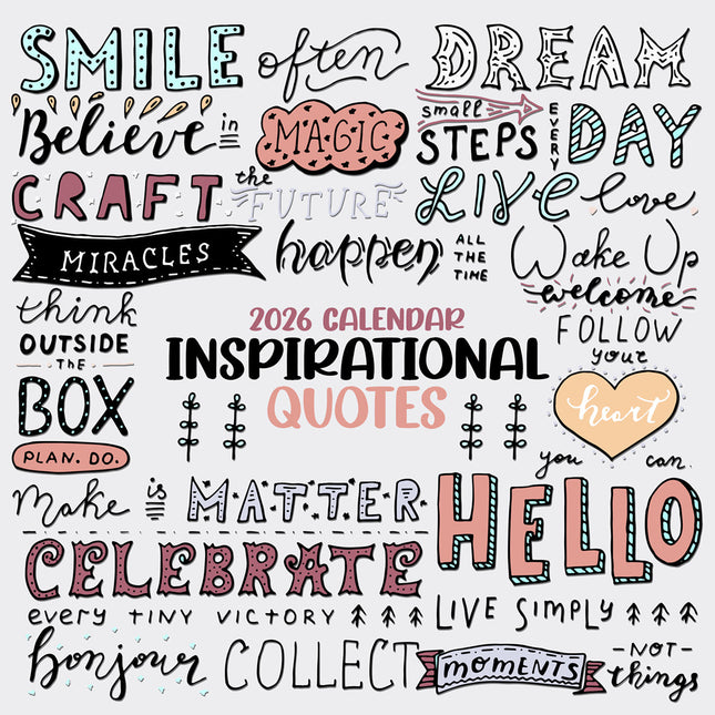 CalendarsRUs Inspirational Kalender 2026