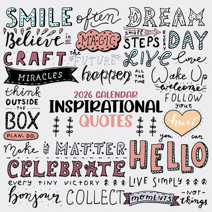 CalendarsRUs Inspirational Kalender 2026