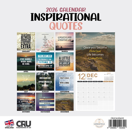 CalendarsRUs Inspirational Kalender 2026