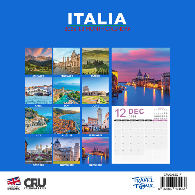 CalendarsRUs Italie Kalender 2026