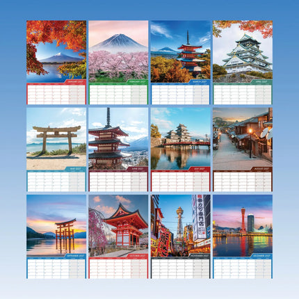 CalendarsRUs Japan A3 Kalender 2027