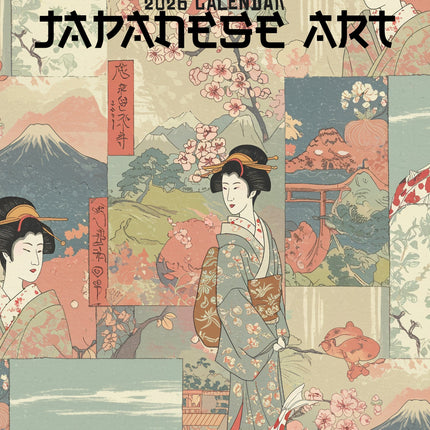 CalendarsRUs Japanse Kunst A3 Kalender 2026