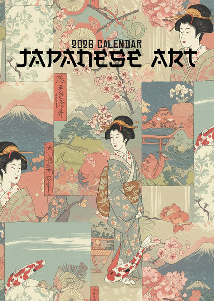 CalendarsRUs Japanse Kunst A3 Kalender 2026