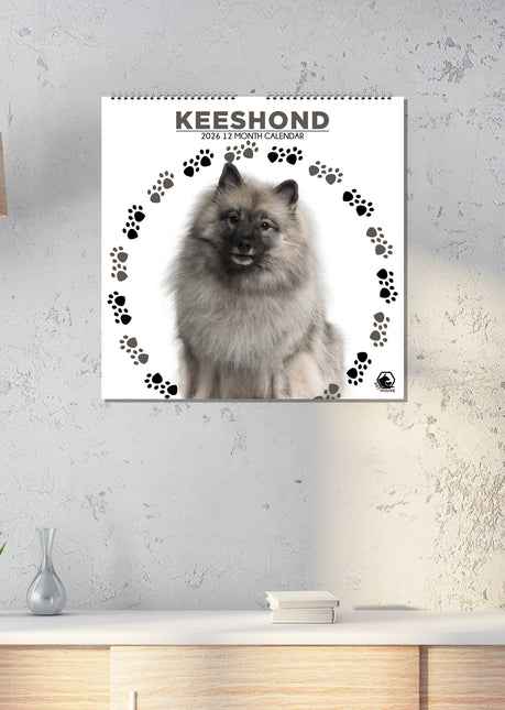 CalendarsRUs Keeshond Kalender 2026