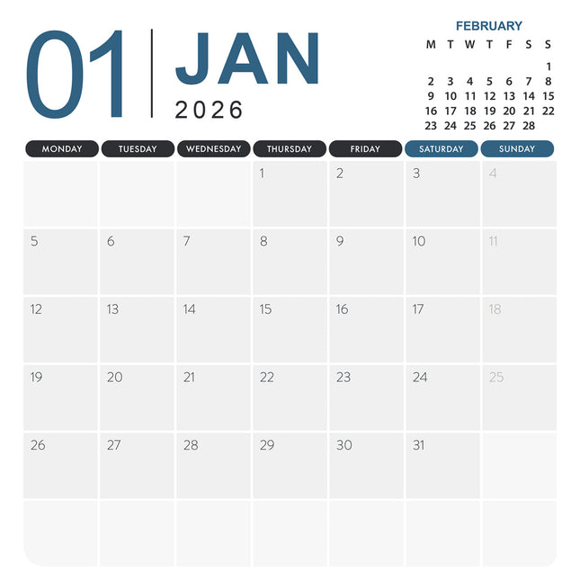 CalendarsRUs Kwallen Kalender 2026
