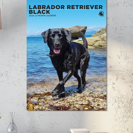 CalendarsRUs Labrador Retriever Zwart A3 Kalender 2026