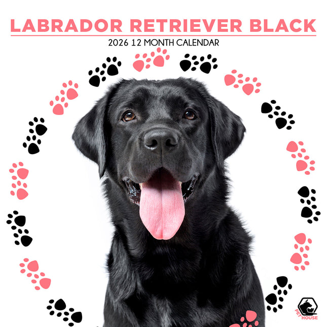 CalendarsRUs Labrador Retriever Zwart Kalender 2026
