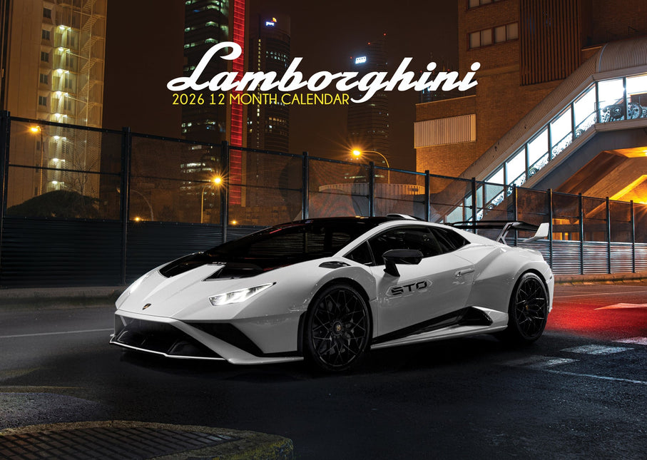 CalendarsRUs Lamborghini A3 Kalender 2026