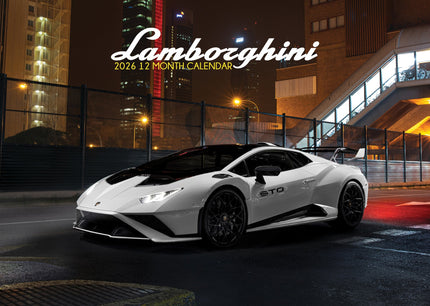CalendarsRUs Lamborghini A3 Kalender 2026