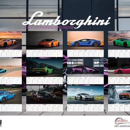 CalendarsRUs Lamborghini A3 Kalender 2027