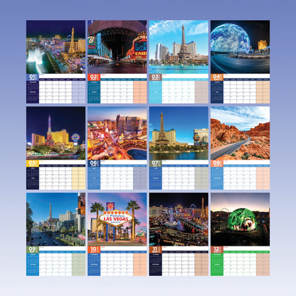 CalendarsRUs Las Vegas A3 Kalender 2026