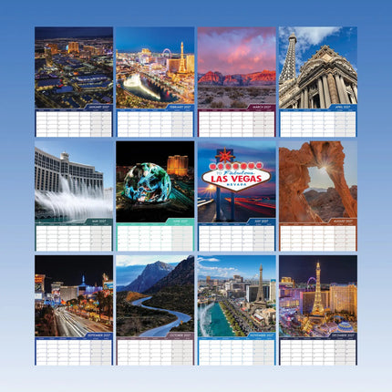 CalendarsRUs Las Vegas A3 Kalender 2027
