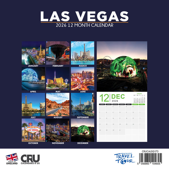 CalendarsRUs Las Vegas Kalender 2026