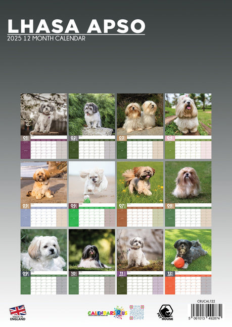 CalendarsRUs Lhasa Apso A3 Kalender 2025