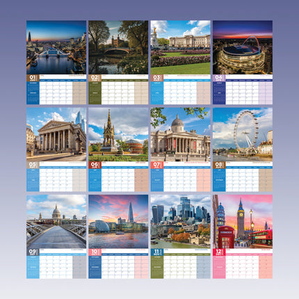 CalendarsRUs Londen A3 Kalender 2026