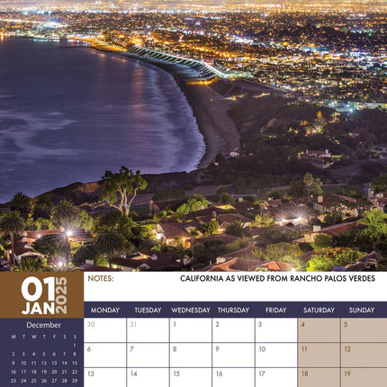 CalendarsRUs Los Angeles A3 Kalender 2025