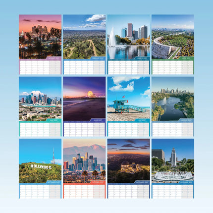 CalendarsRUs Los Angeles A3 Kalender 2027