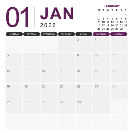CalendarsRUs Maltezer Kalender 2026