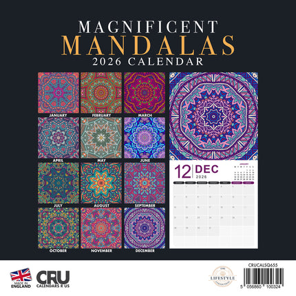 CalendarsRUs Mandala Kalender 2026
