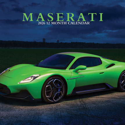 CalendarsRUs Maserati A3 Kalender 2026