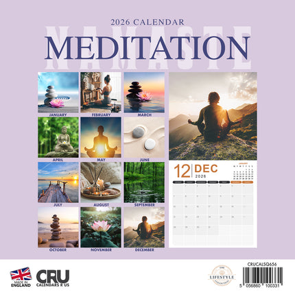 CalendarsRUs Meditatie Kalender 2026