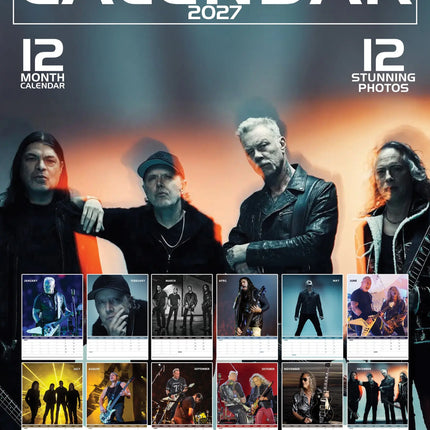 CalendarsRUs Metallica A3 Kalender 2027