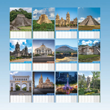CalendarsRUs Mexico A3 Kalender 2027