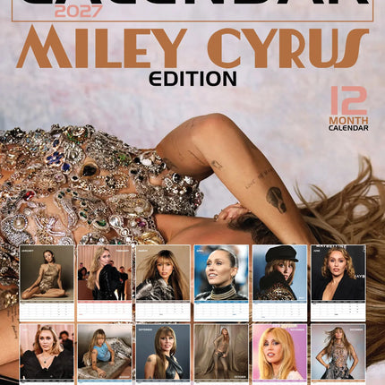 CalendarsRUs Miley Cyrus A3 Kalender 2027