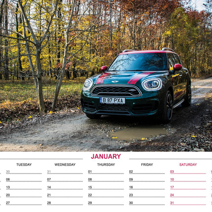 CalendarsRUs Mini A3 Kalender 2026