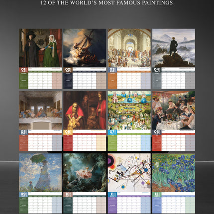 CalendarsRUs National Gallery A3 Kalender 2026