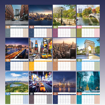 CalendarsRUs New York A3 Kalender 2025