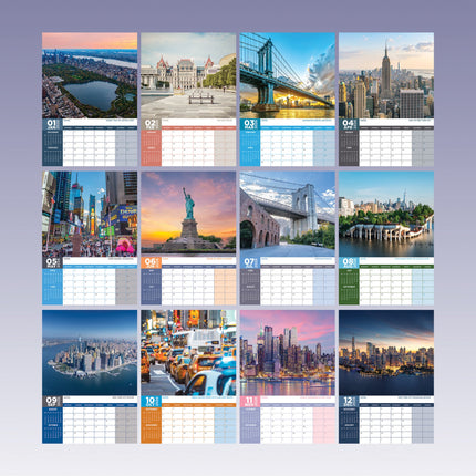 CalendarsRUs New York A3 Kalender 2026