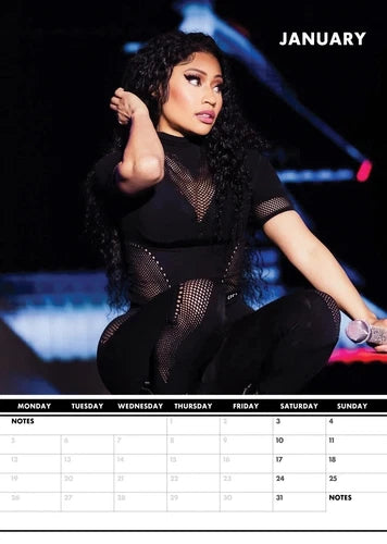 CalendarsRUs Nicki Minaj A3 Kalender 2026