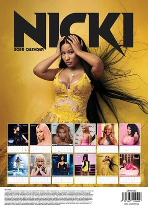 CalendarsRUs Nicki Minaj A3 Kalender 2026