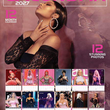 CalendarsRUs Nicki Minaj A3 Kalender 2027