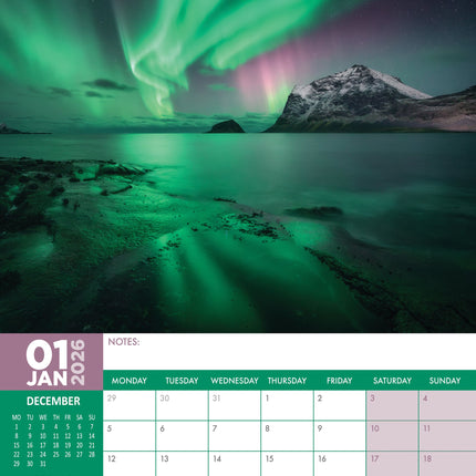 CalendarsRUs Noorderlicht A3 Kalender 2026
