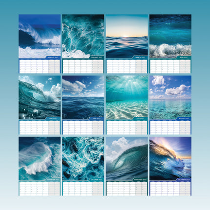 CalendarsRUs Ocean View A3 Kalender 2027