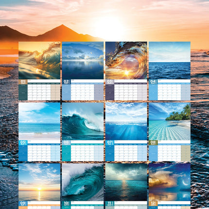 CalendarsRUs Ocean View Kalender 2025