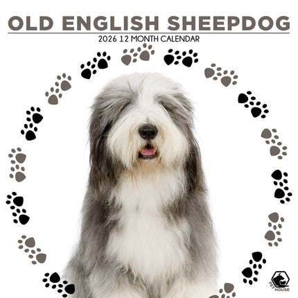 CalendarsRUs Old English Sheepdog Kalender 2026